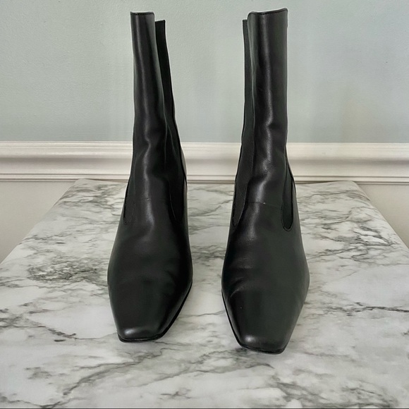David Tate Leather Ankle Boots Megan Size 8.5 - Picture 2 of 9